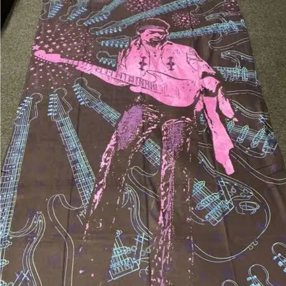 Black Light Jimi Hendrix SunShine Joy Tapestry 60x90